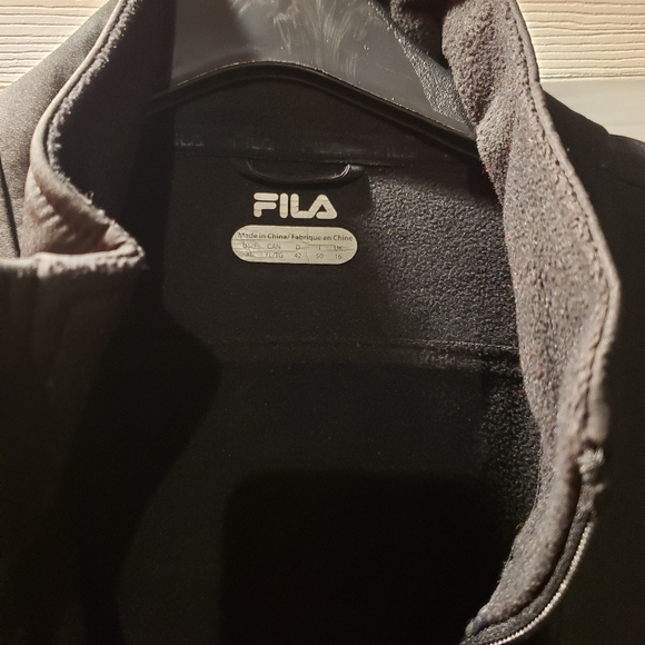 Women's Fila Black Lightweight Jacket Sz XL - Picture 4 of 4